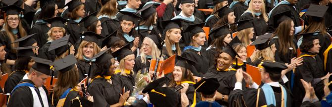Commencement crowd